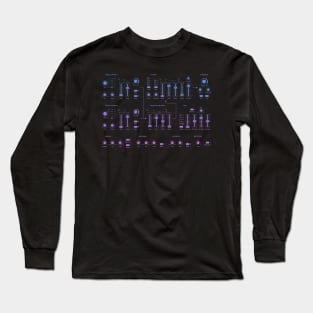 Synthesizer - Gradient Synth Long Sleeve T-Shirt